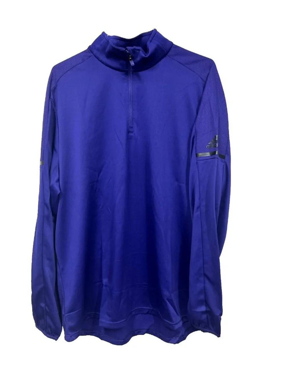 ADIDAS 1/4 ZIP MENS Activewear PULLOVER SHIRT PURPLE Size M MSRP $75
